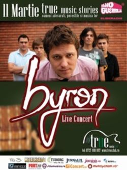Concert byron in True Club din Bucuresti