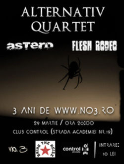 Concert Alternativ Quartet si Astero in club Control din Bucuresti