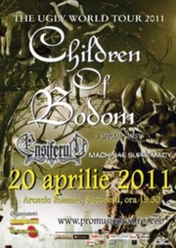 Concert Children Of Bodom si Ensiferum in aprilie 2011 la Bucuresti