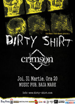 Concert Dirty Shirt si Crimson in Music Pub din Baia Mare