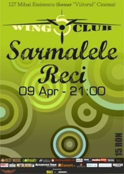 Concert Sarmalele Reci in Wings Club Bucuresti