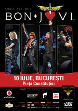 Concert Bon Jovi la Bucuresti in Piata Constitutiei
