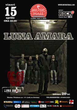 Concert Luna Amara in Music Hall Bucuresti