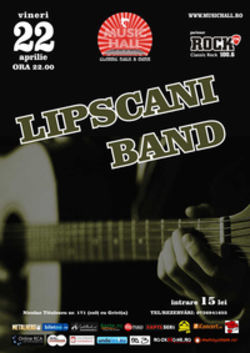 Concert Lipscani Band in Music Hall din Bucuresti