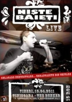 Concert Niste Baieti in Bunker Club din Timisoara