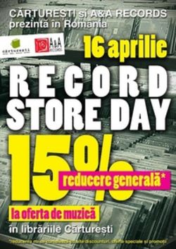 Record Store Day aduce concerte la Carturesti