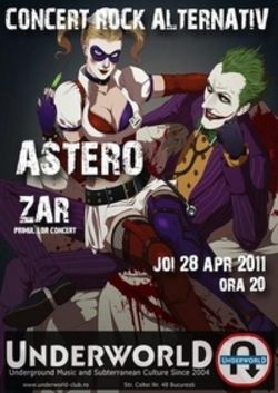 Concert Astero si Zar in Underworld