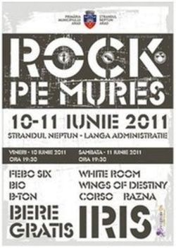Festivalul Rock pe Mures 2011: concert Iris si Razna