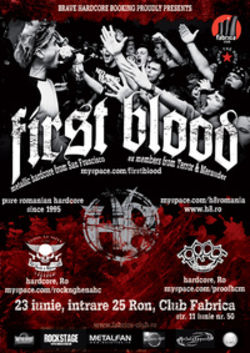 Concert First Blood si H8 in Club Fabrica