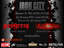 Concert Progeria si Reckoning in Iron City
