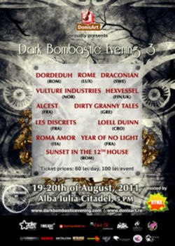 Dark Bombastic Evening 3 va avea loc la Alba Iulia