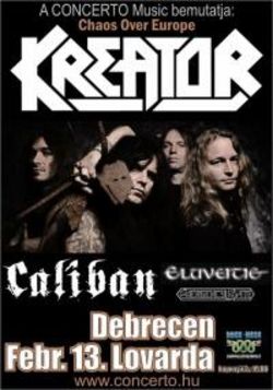 Kreator, Caliban and Eluveitie in Hungary