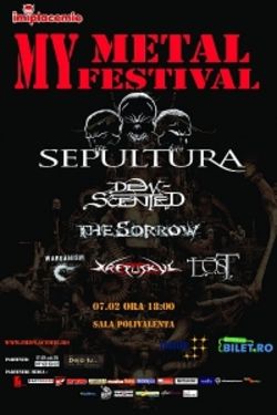 Sepultura concerteaza la Bucuresti in cadrul My Metal Festival