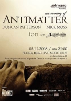 Antimatter canta in Romania