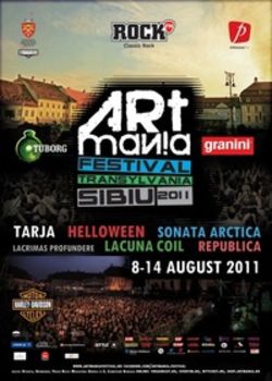 Artmania 2011 prezinta: Tarja Turunen, Republica, Helloween , Lacrimas Profundere si Sonata Arctica