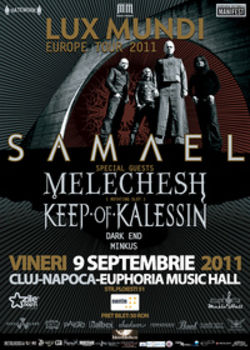Concert Samael, Keep Of Kalessin si Melechesh la Cluj-Napoca