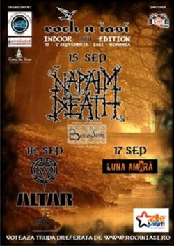 Rock N Iasi Festival: Napalm Death, Altar, Luna Amara, Bucovina si Mat