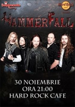 Concert Hammerfall la Hard Rock Cafe din Bucuresti