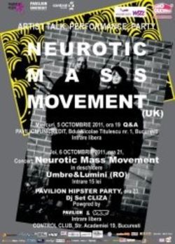 Concert Neurotic Mass Movement in club Control Bucuresti