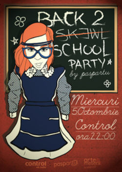 Back 2 school party by Paspartu in club Control
