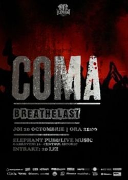 Concert Coma si Breathelast in Elephant Pub Bucuresti