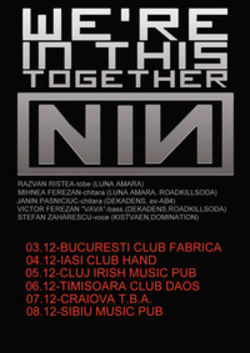 Turneu We're In This Together (tribut Nine Inch Nails) in Romania