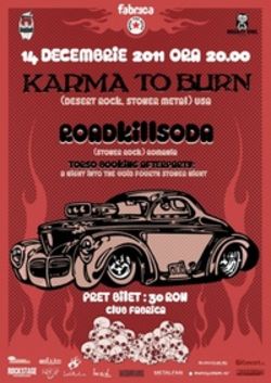 Concert Karma To Burn in Club Fabrica din Bucuresti