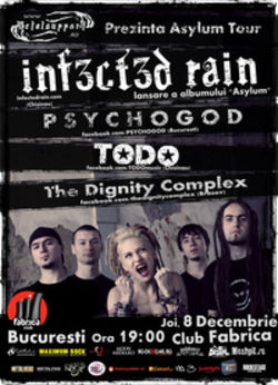 Concert Infected Rain si Psychogod in Club Fabrica din Bucuresti