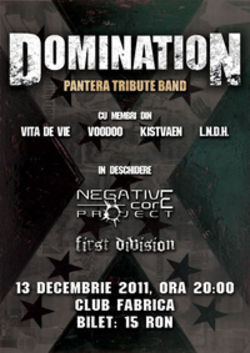 Concert Domination (Pantera tribute band) in Club Fabrica