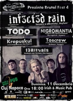 Concert Infected Rain la Brutal Fest 4 in Cluj