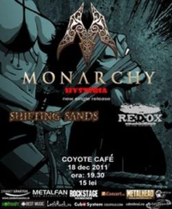 Concert Monarchy, Redox si Shifting Sands in Coyote Cafe