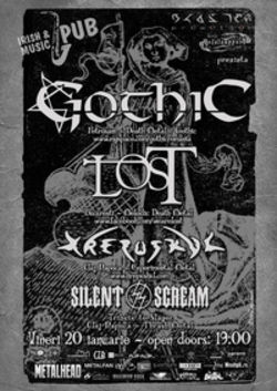 Concert Gothic si L.O.S.T in Irish&Music Pub din Cluj-Napoca