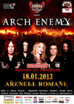 Concert Arch Enemy la Arenele Romane din Bucuresti