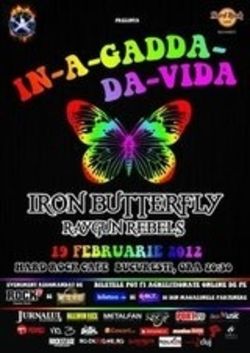 Concert Iron Butterfly si Raygun Rebels in Hard Rock Cafe Bucuresti