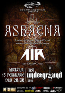 Concert Ashaena in Underground Pub in Iasi