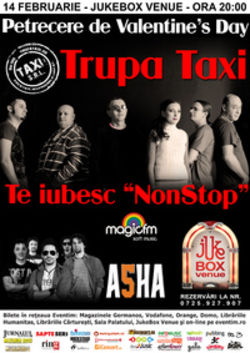 Te iubesc 'NonStop': Concert Taxi  de Valentine's Day