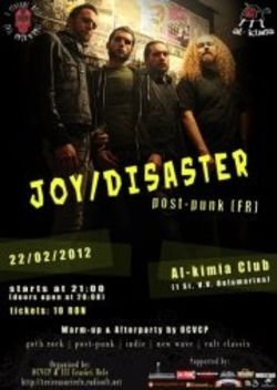 Concert Joy Disaster in Al-kimia Club din Timisoara
