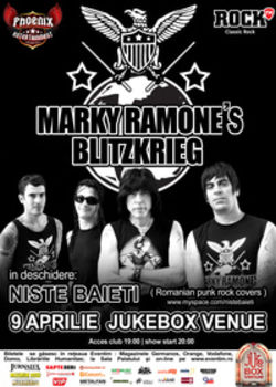 MARKY RAMONE's Blitzkrieg in Jukebox Venue Bucuresti
