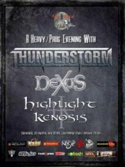 Thunderstorm si Nexus in Live Metal Club