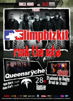 Concert Limp Bizkit si Queensryche la Bucuresti in cadrul Rock The City