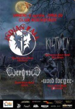 Concert INDIAN FALL, KISTVAEN, VOID FORGER si EVERGREED in Rockstadt