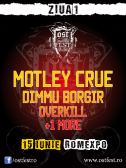 Concert Motley Crue si Dimmu Borgir la OST Fest 2012 la Bucuresti