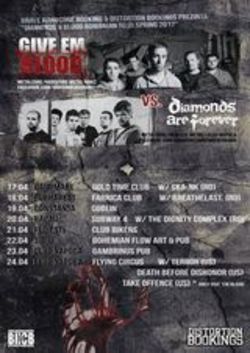 Concert GIVE 'EM BLOOD si DIAMONDS ARE FOREVER in Gambrinus Pub Cluj