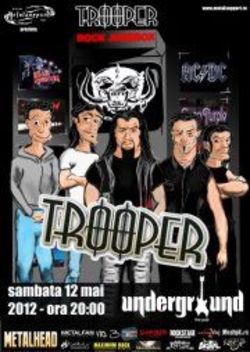 Concert TROOPER in Undergorund Pub din Iasi