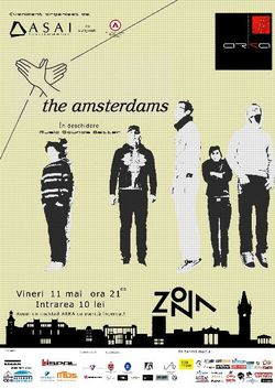Concert THE AMSTERDAMS in club Zona din Iasi