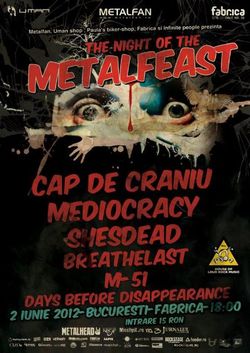 Festival metal in club Fabrica din Bucuresti