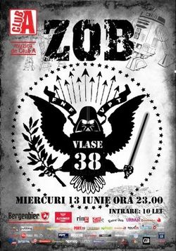 Concert Z.O.B. in Club A din Bucuresti