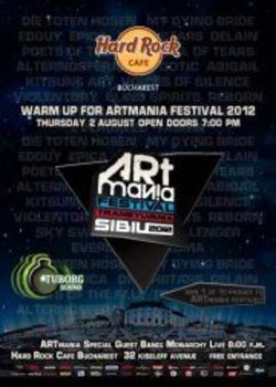 Warm-up ARTmania 2012: Concert Monarchy la Hard Rock Cafe Bucuresti