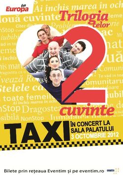 Taxi: Concert in Bucuresti
