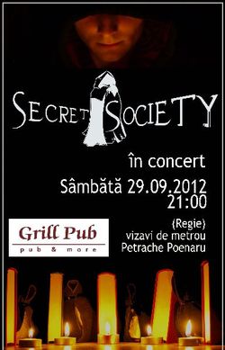 Secret Society: Concert la Bucuresti